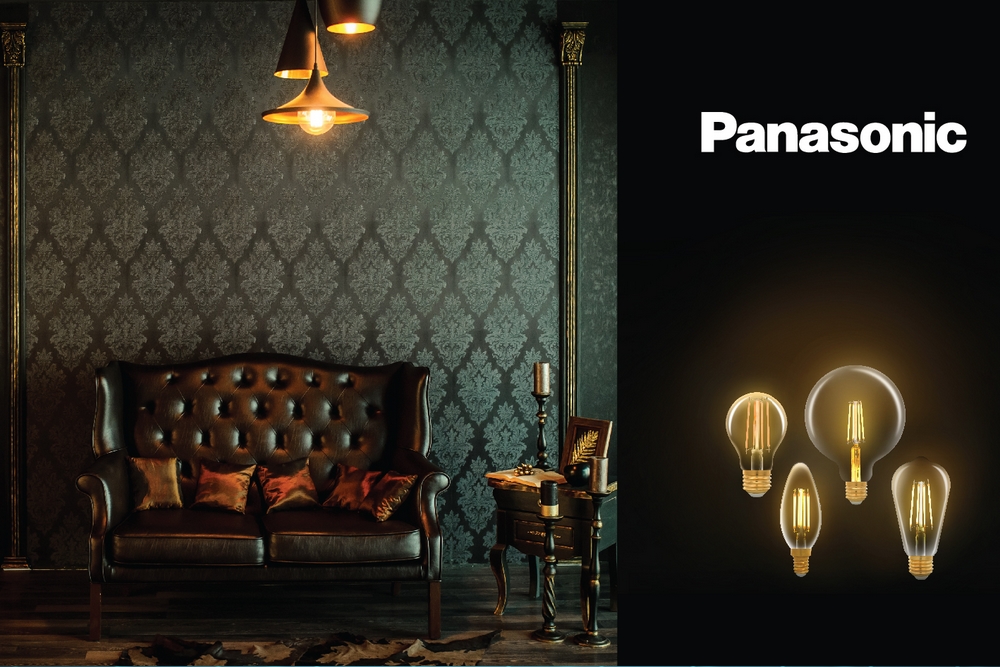 Güvenilir ve kaliteli aydınlatma yeni nesil Panasonic LED Filaman Lambalar ile mümkün