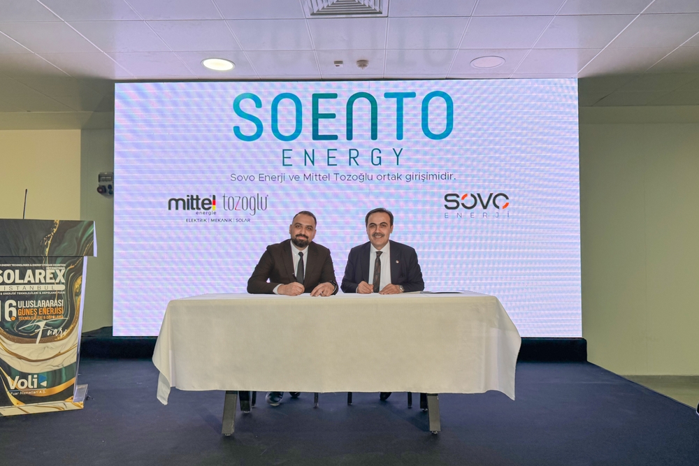 Yenilenebilir enerji ve enerji depolama sistemlerinde güçlü işbirliği: SOENTO ENERJİ