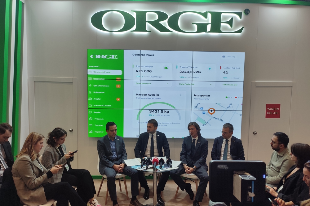 Orge Enerji Elektrik Taahhüt A.Ş. (ORGE), yerli araç şarj istasyonlarını EV Charge Show’da tanıttı.