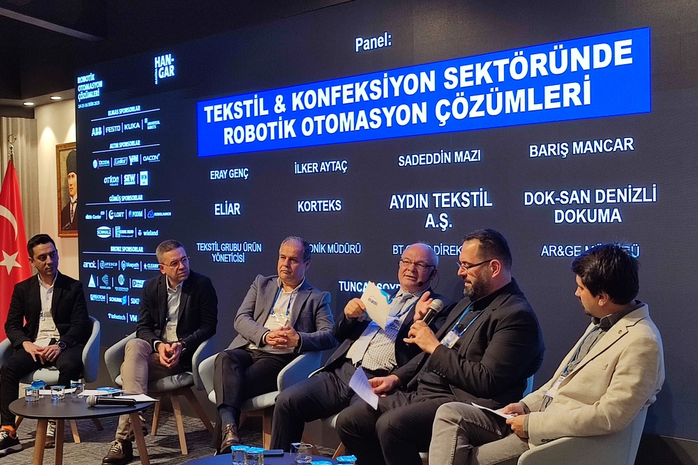Tekstil ve Konfeksiyon Sektöründe Robotik Otomasyon Çözümleri Oturumu Makine Hangar’da Gerçekleşti.