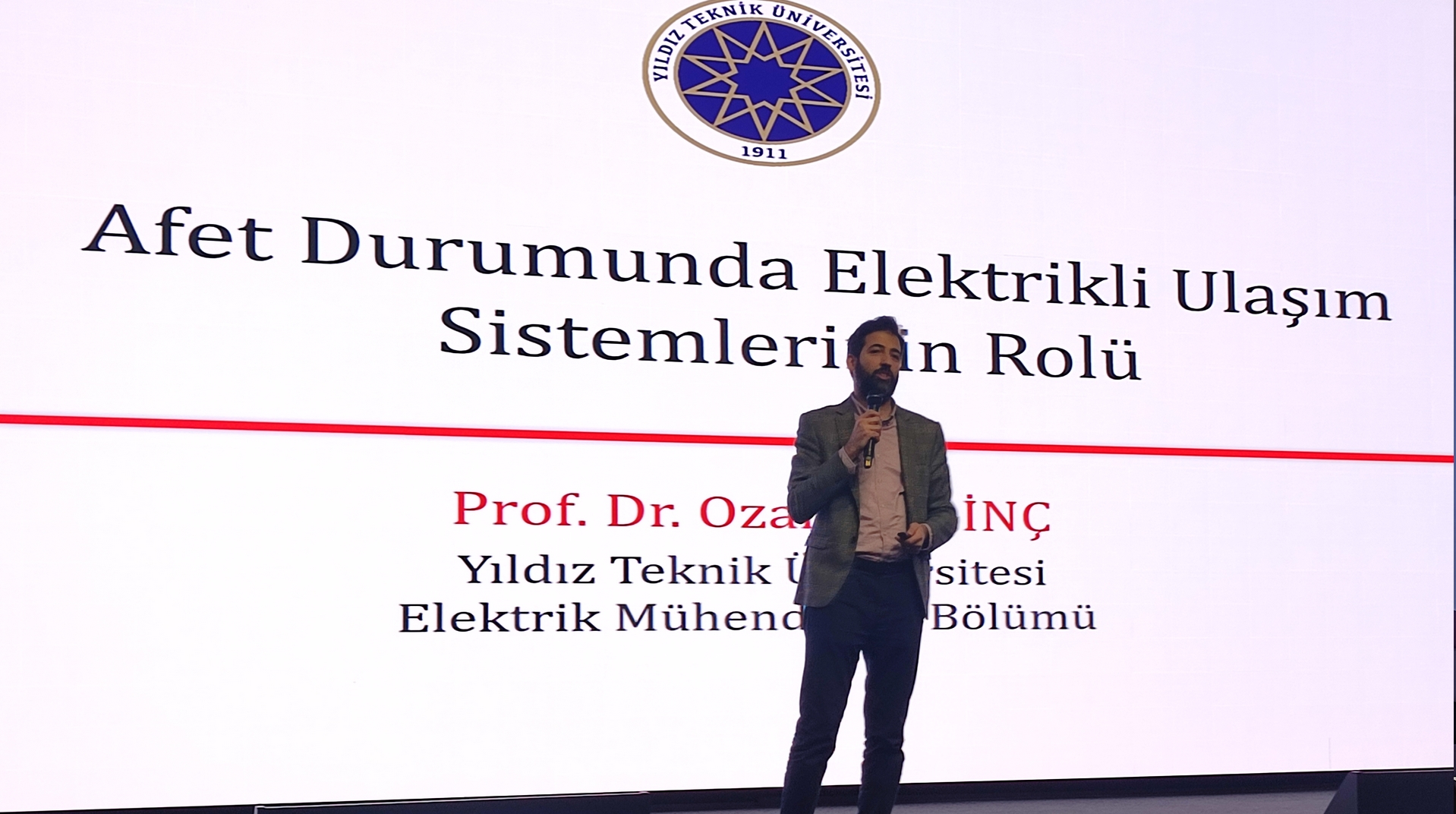 Prof. Dr. Ozan Erdinç “Afet Durumunda Elektrikli Ulaşım Sistemlerinin Rolü” Hakkında Bilgiler Verdi.