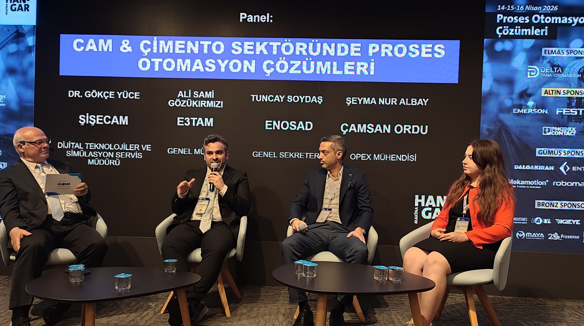 ENOSAD, Cam ve Çimento Sektörünün Dijital Geleceğini “Makine Hangar”da Masaya Yatırdı